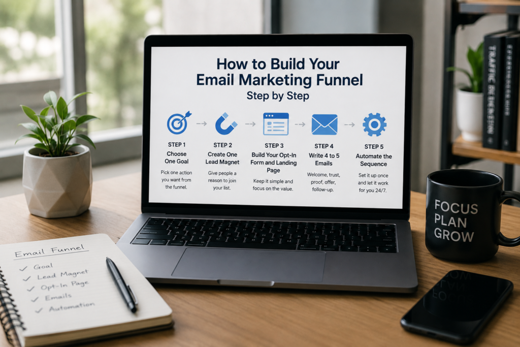 Step-by-step setup of your Email Marketing Funnel for Your Small Business (Beginner's Guide)