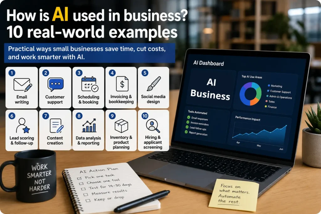 How is AI used in business: 10 real-world examples