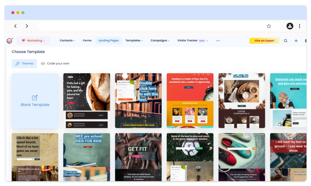 engagebay-landing-page-template Landing pages, forms, and SMS