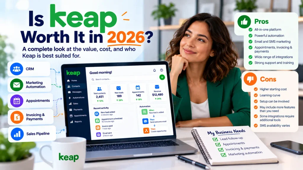 Is Keap worth it in 2026 Is Keap worth it in 2026 for small businesses